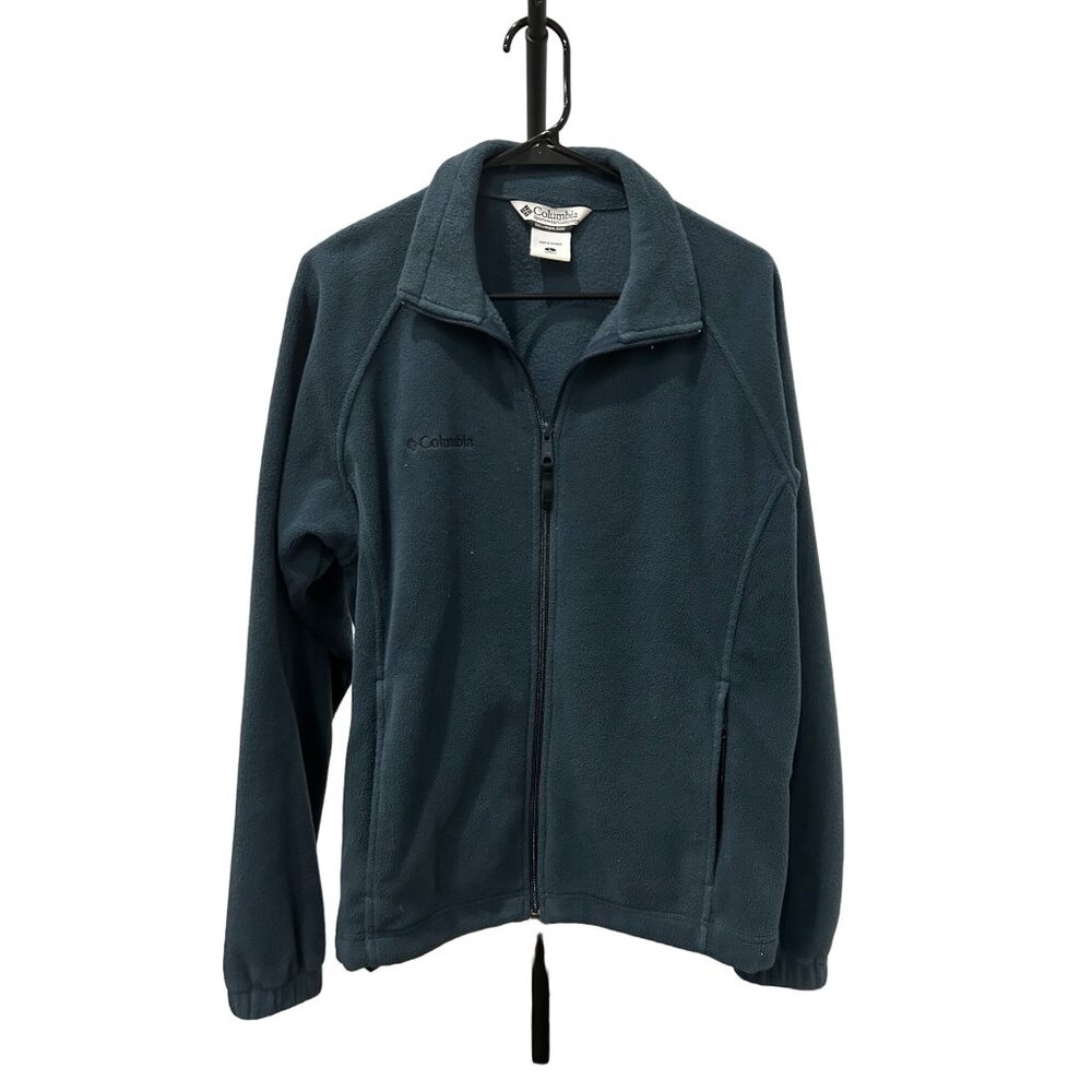 Columbia Women's Full-Zip Fleece Jacket Size Large Teal